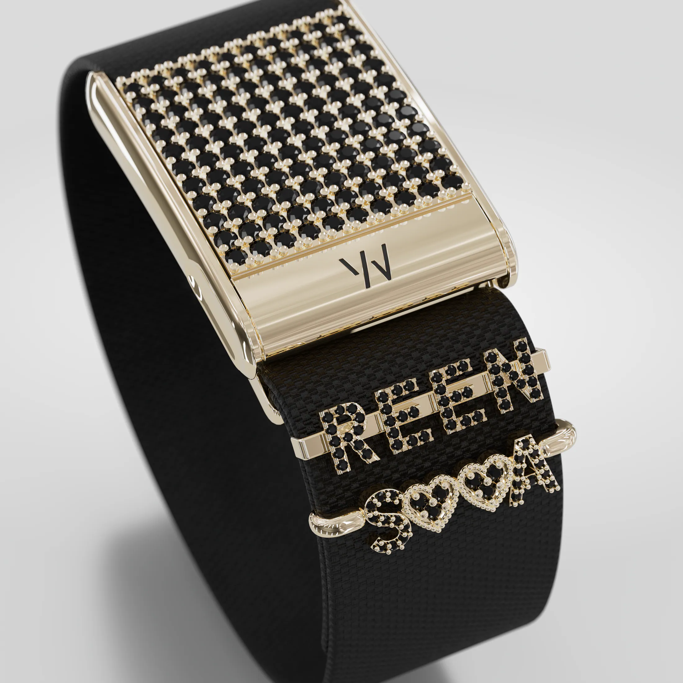 REEN black personalized luxury band preview